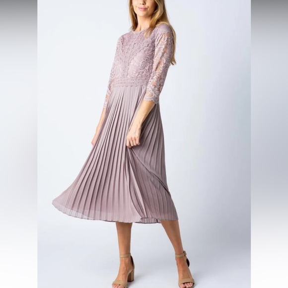 ✨SOLD✨ NEW!! Lavender Modest Dress - Picture 2 of 2